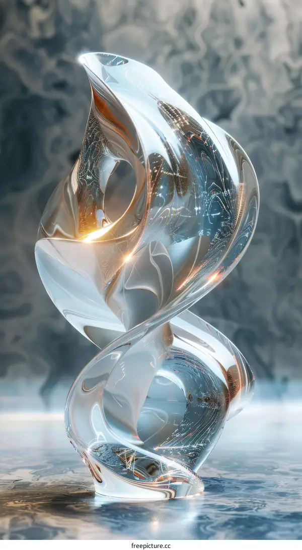 Multi-Layered Blown Glass Sculpture