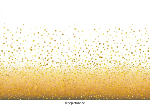 Golden Confetti Background Design