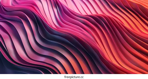 Abstract Colorful Wavy Background