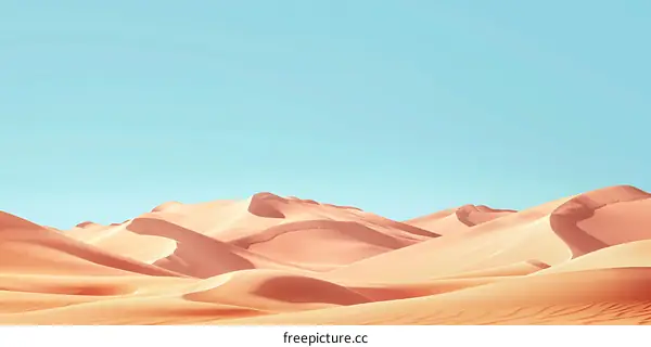 Sand Dunes Landscape Minimalist Desert Nature