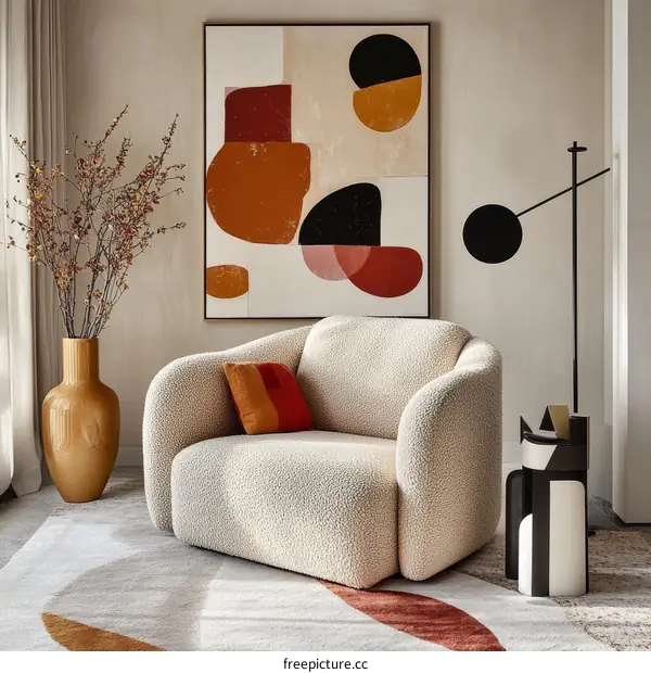 Modern Cozy Living Room Interior Design