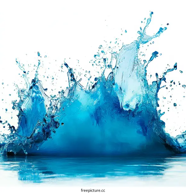Abstract Water Splash