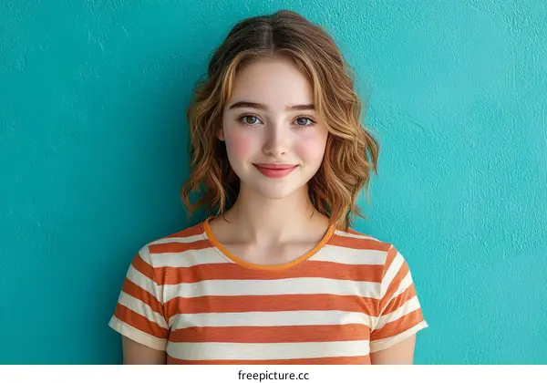 Portrait of a Beautiful Teenage Girl