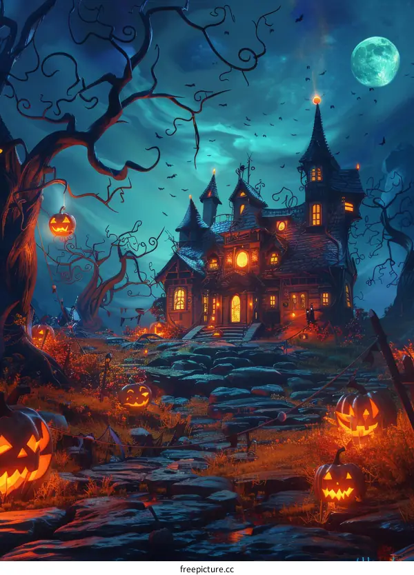 Halloween Pumpkin Home