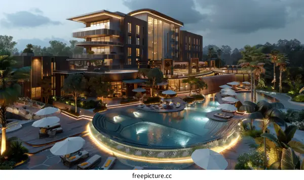 Luxury Hotel with Stunning Palm Springs Views