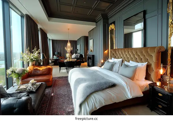 Luxury Suite with Panoramic City Views