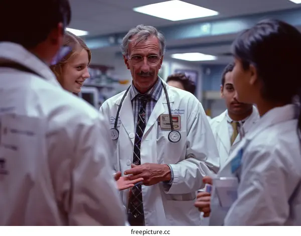 Medical Professionals in a Hospital