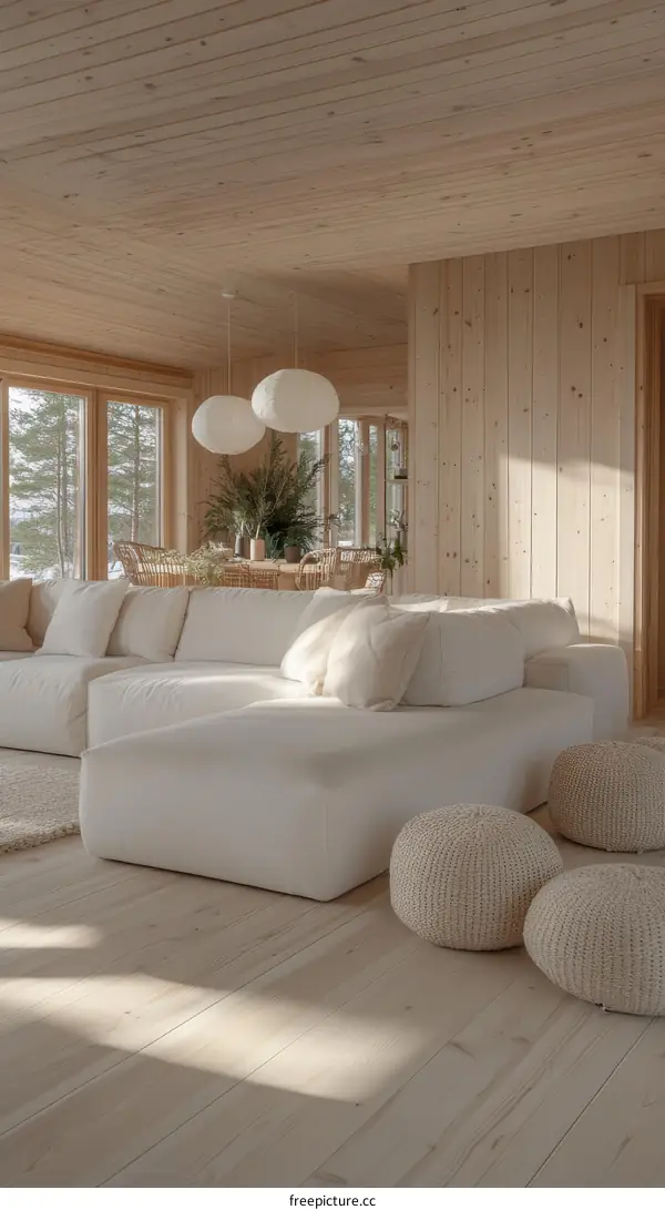 Modern Scandinavian Living Room Interior Design