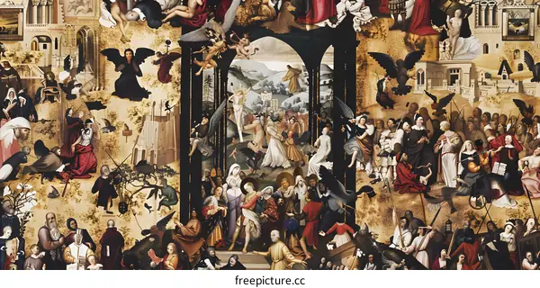 The Last Judgement Painting by Hieronymus Bosch