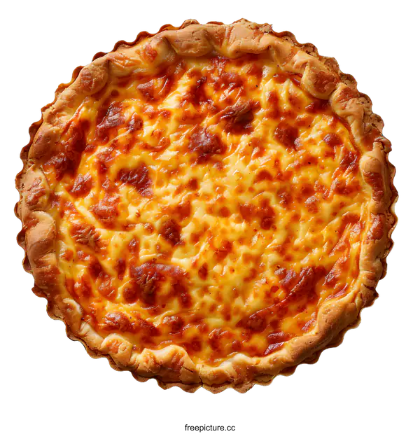 [Transparent Background PNG]Close-up of a delicious cheese pie