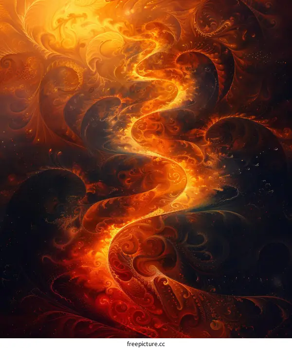 Mesmerizing Fire Tornado