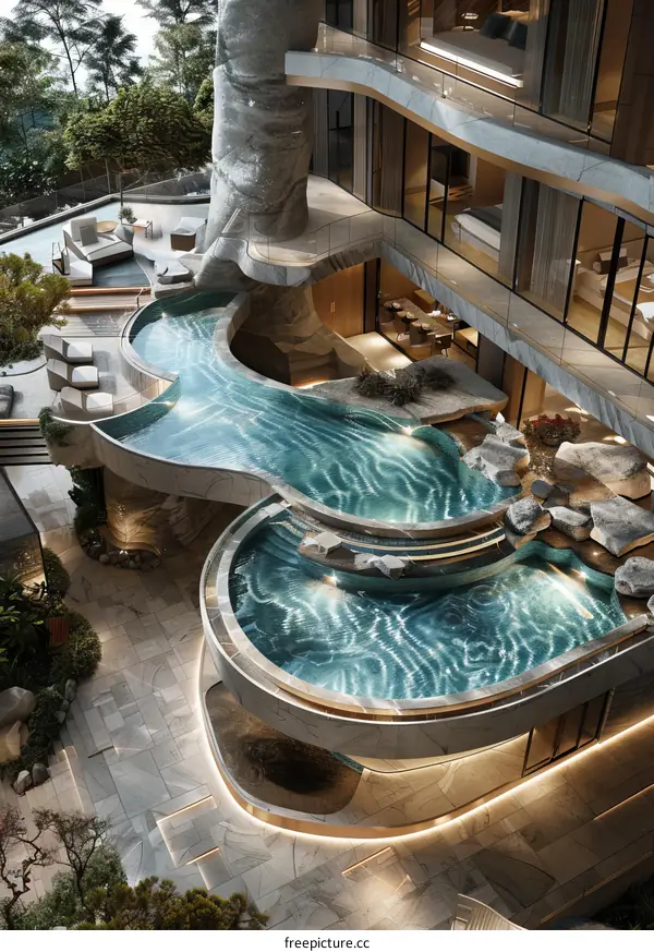 Panoramic Mountaintop Swimming Pool with Endless Views