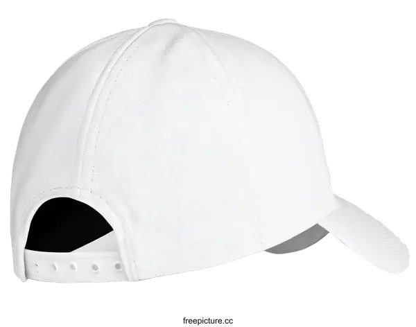 [Transparent Background PNG]Blank White Baseball Cap
