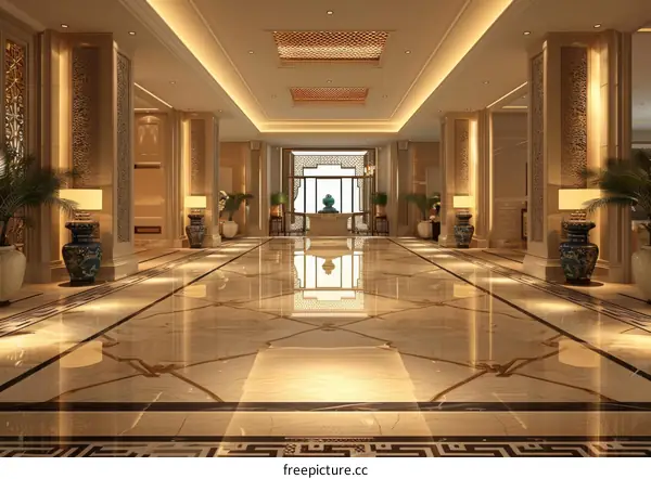 Luxury Hotel Lobby Interior Design