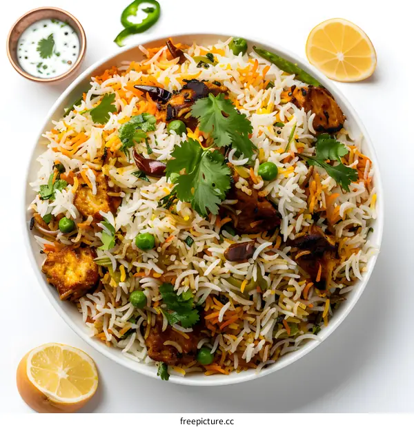 Chicken Biryani Rice Dish