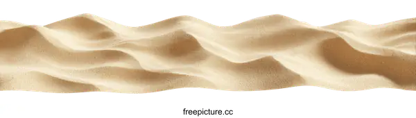 [Transparent Background PNG]Abstract Desert Sand Texture Illustration