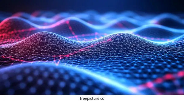 Abstract Data Network Waveform Visualization