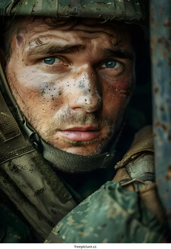 Portrait of a soldier