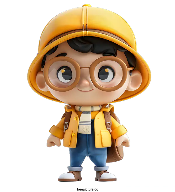 [Transparent Background PNG]cute cartoon boy character