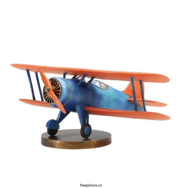 [Transparent Background PNG]Vintage Airplane Model Ornament