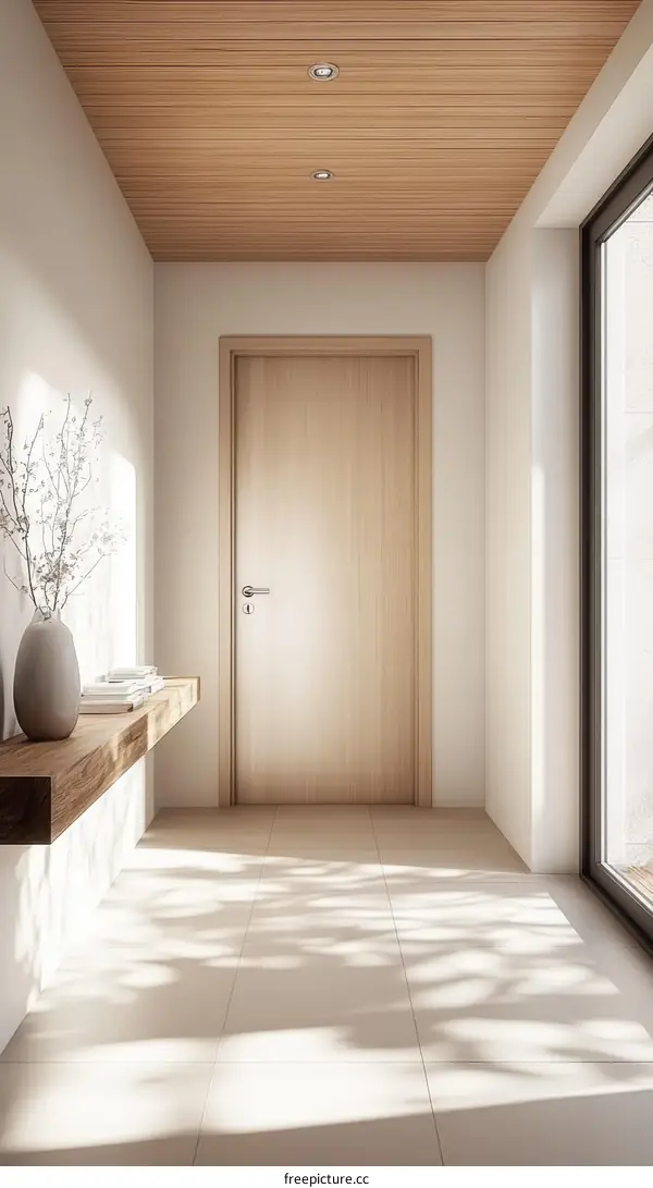 Modern Minimalist Corridor Interior Design