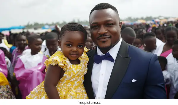 African Family Celebration Event Outdoor