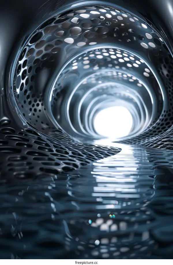 Futuristic Tunnel of Light