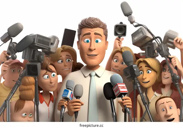 Press Conference Questions Cartoon