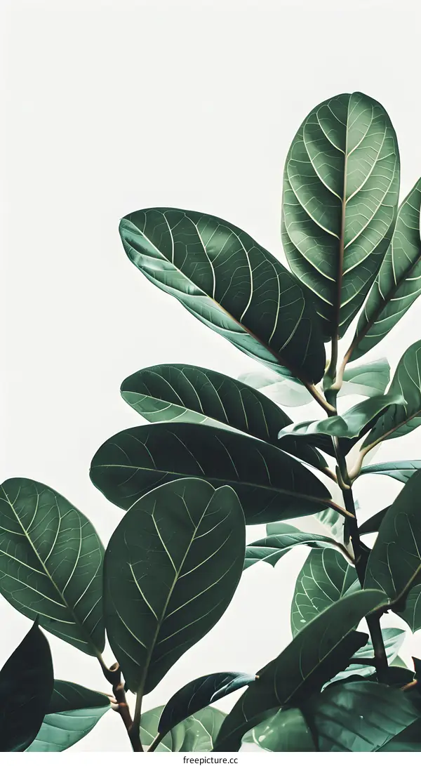 Green Leaves Minimalist Photography