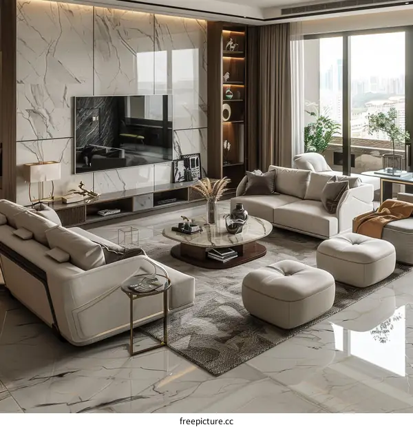 Modern Luxury Living Room Interior Design