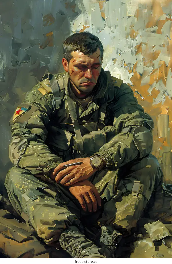 Portrait of a soldier