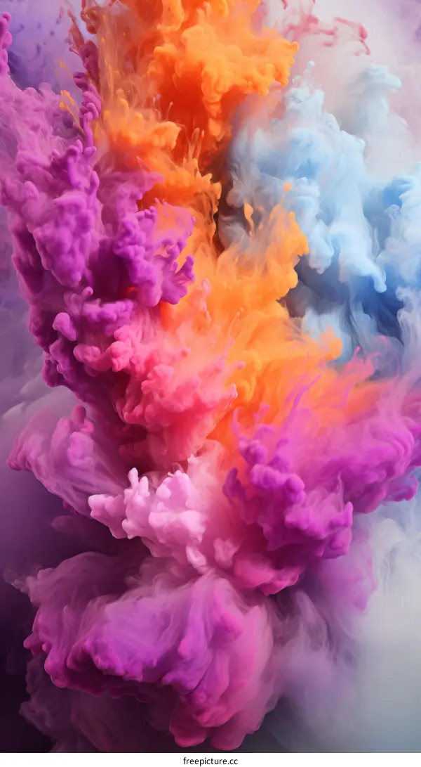 Colorful Smoke Explosion