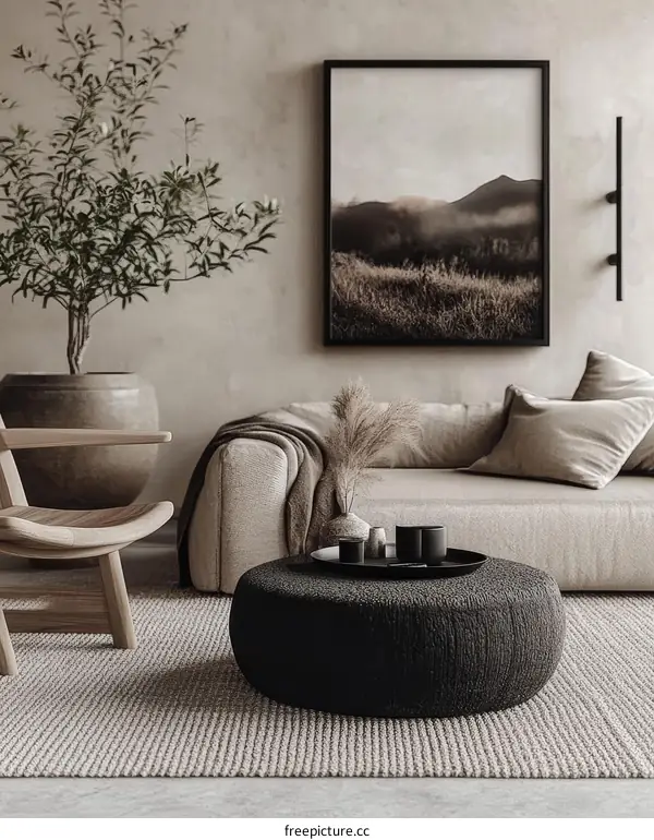 Modern Minimalist Living Room Interior Design