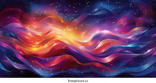 Mystical Nebula in the Cosmic Tapestry