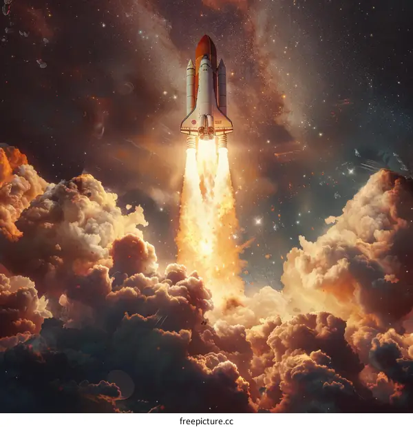 Space Shuttle Atlantis Launch