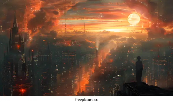 Science fiction city