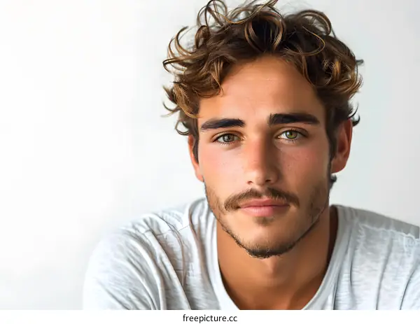 Portrait of a Handsome Young Man