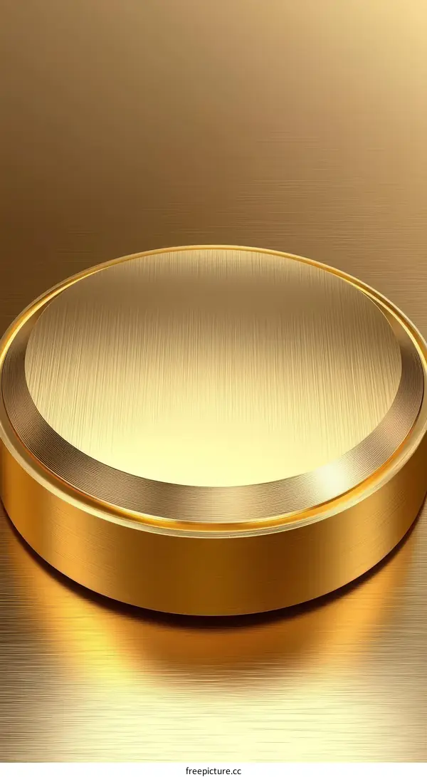 Gold Circle Abstract Background Design