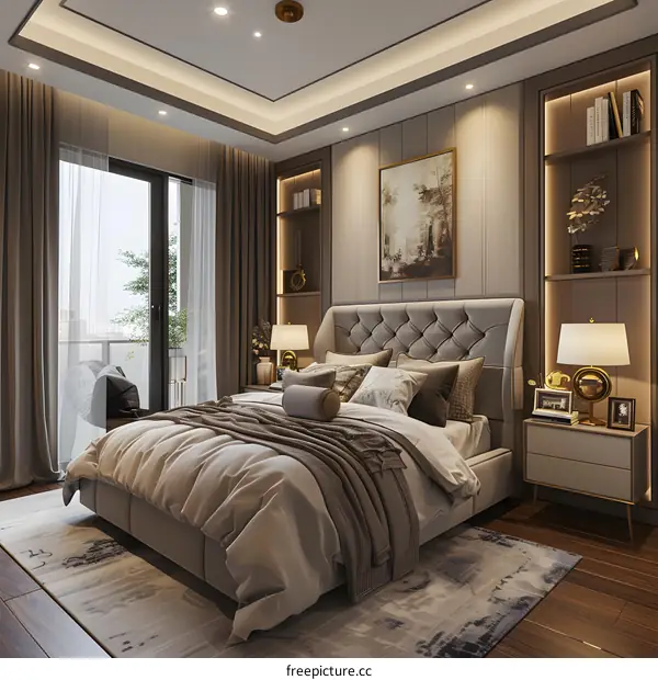 Modern Simple and Warm Bedroom