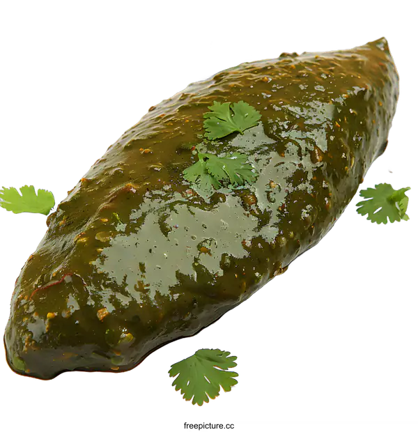 [Transparent Background PNG]Green chutney
