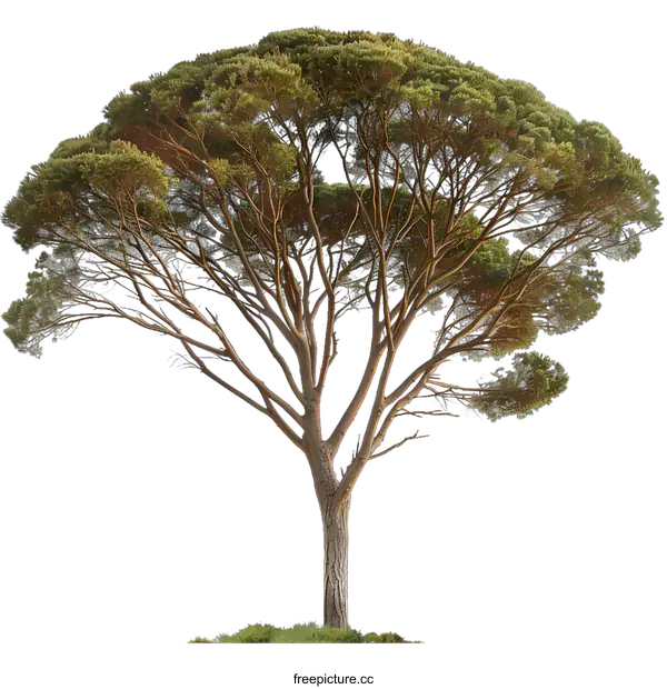 [Transparent Background PNG]Isolated Tree on White Background