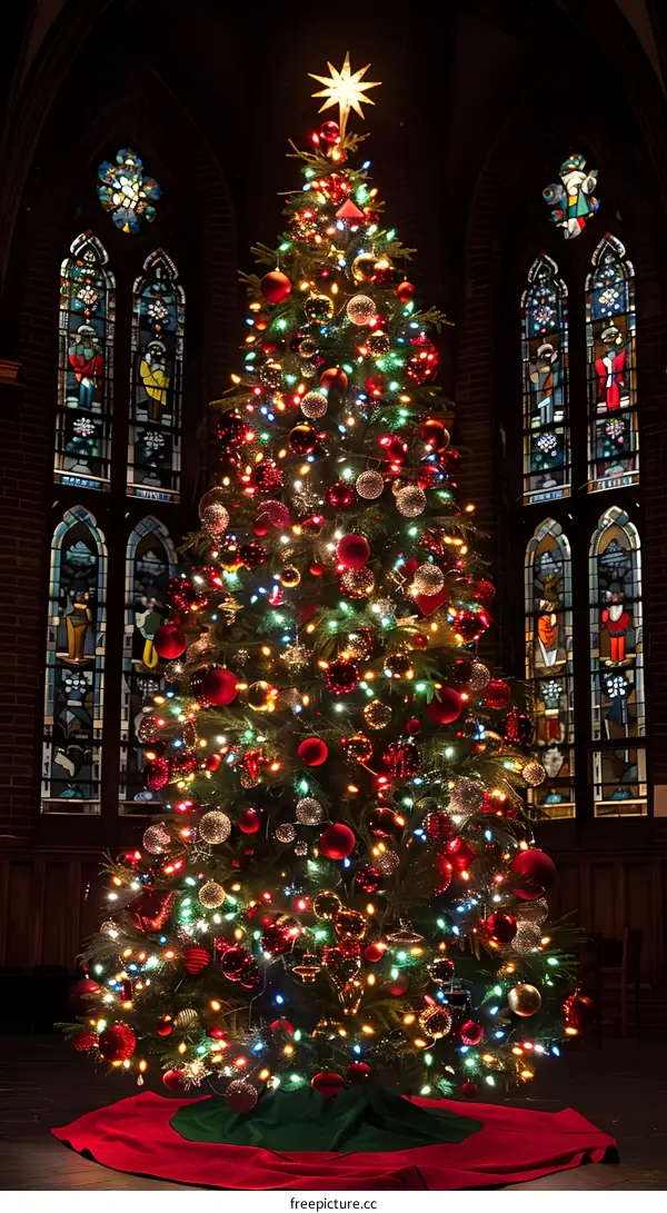 Christmas Tree in Church