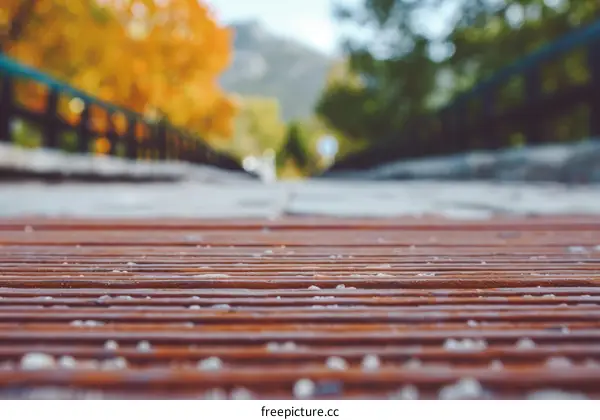 rusty metal grate with blurred background
