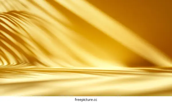 Golden Light and Shadow Abstract Background