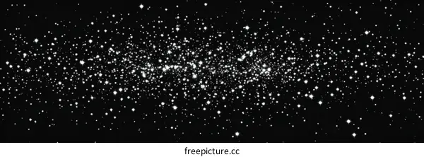 Night Sky Stars Illustration