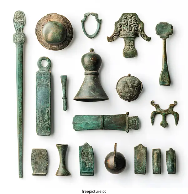 Collection of Ancient Bronze Artifacts
