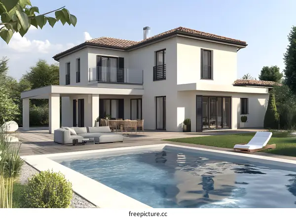 Modern Luxury Home with Swimming Pool