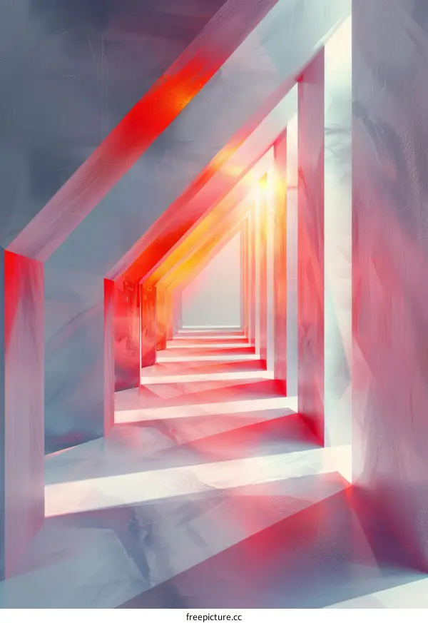 Abstract Geometric Shapes in a Three Dimensional Space