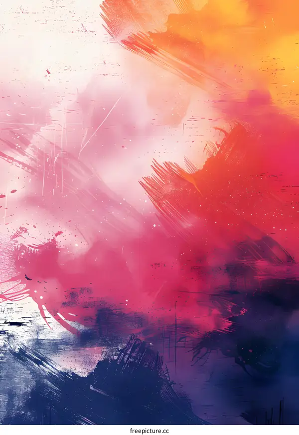 Colorful abstract painting