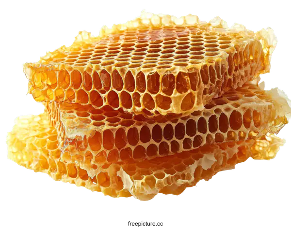 [Transparent Background PNG]Honeycomb Close-up Macro Photography